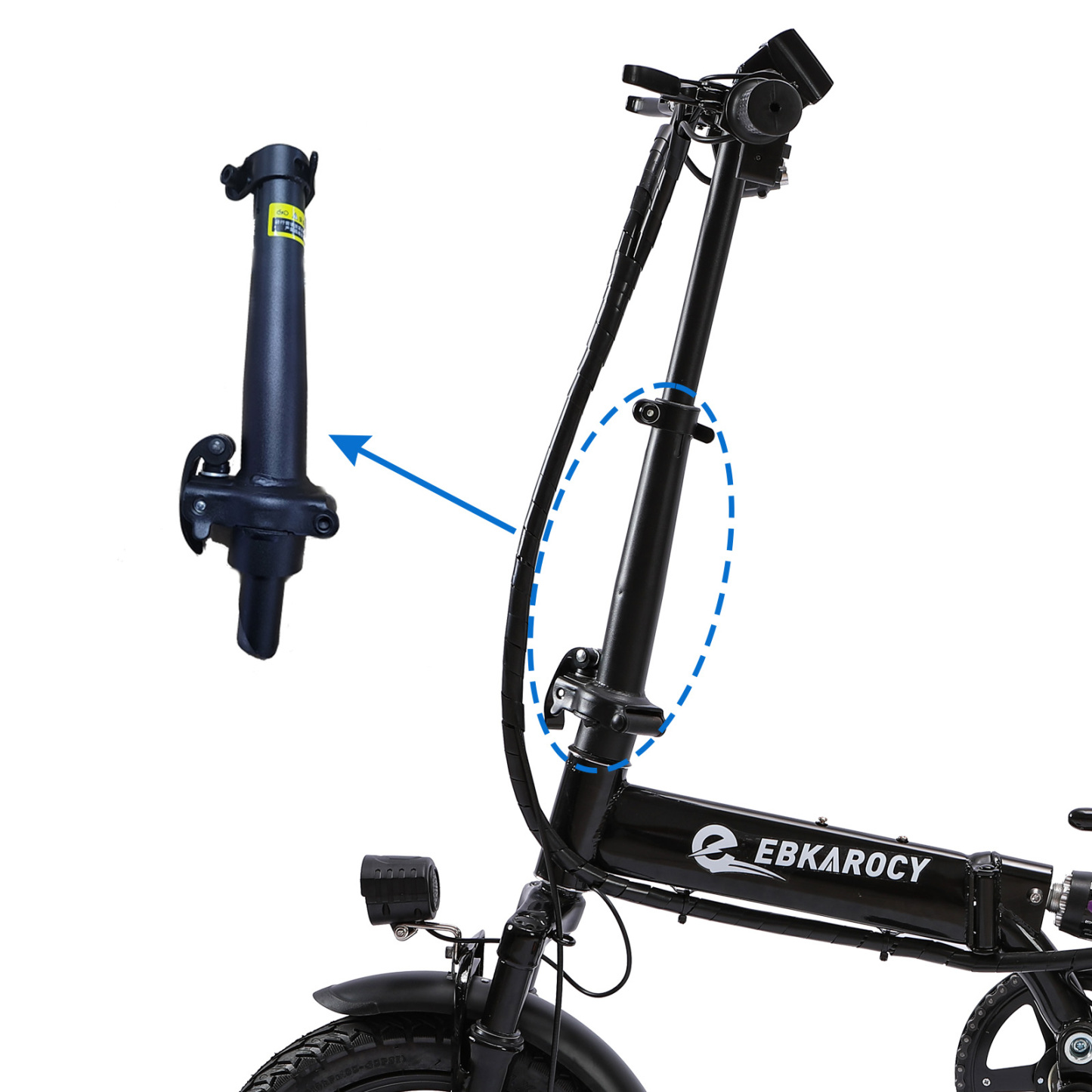 Folding Riser  for EBKAROCY 400W 14in Electric bike