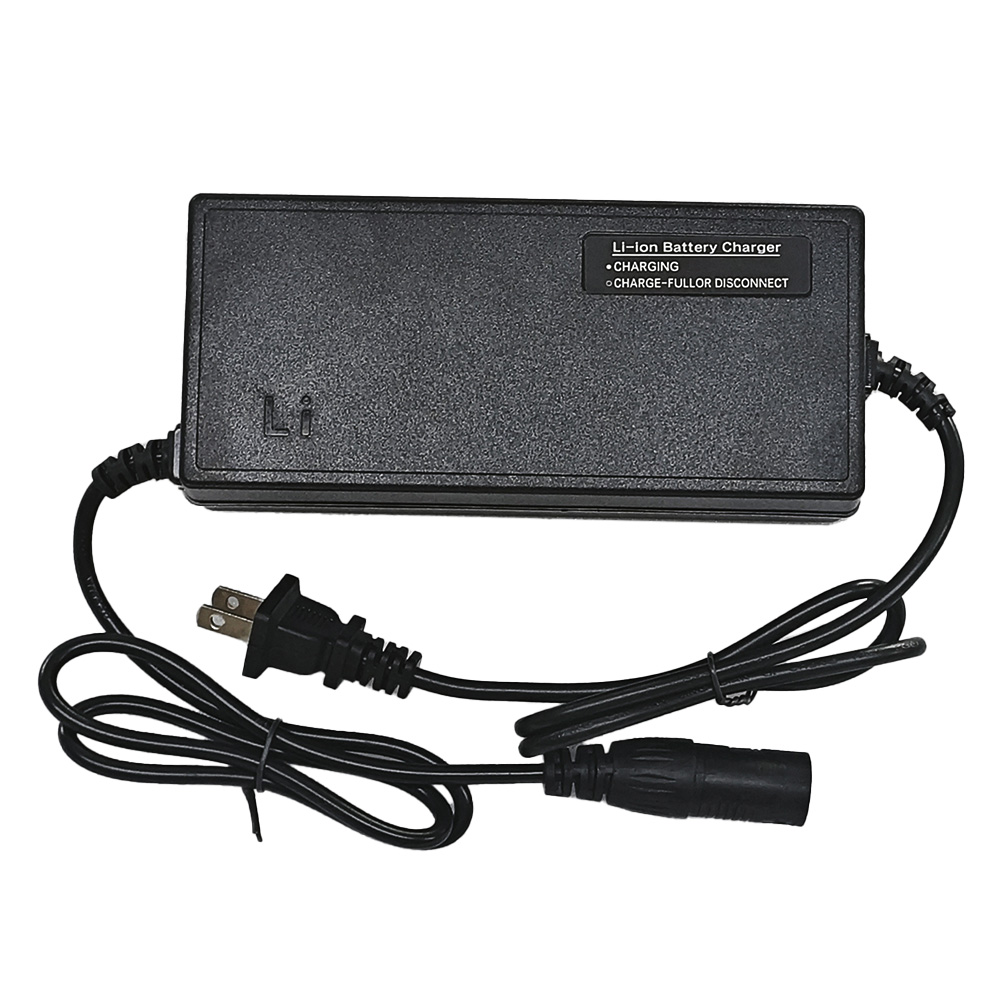 EBKAROCY 54.6V 3A Charger for 48v lithium ion Battery Pack XLR Connec