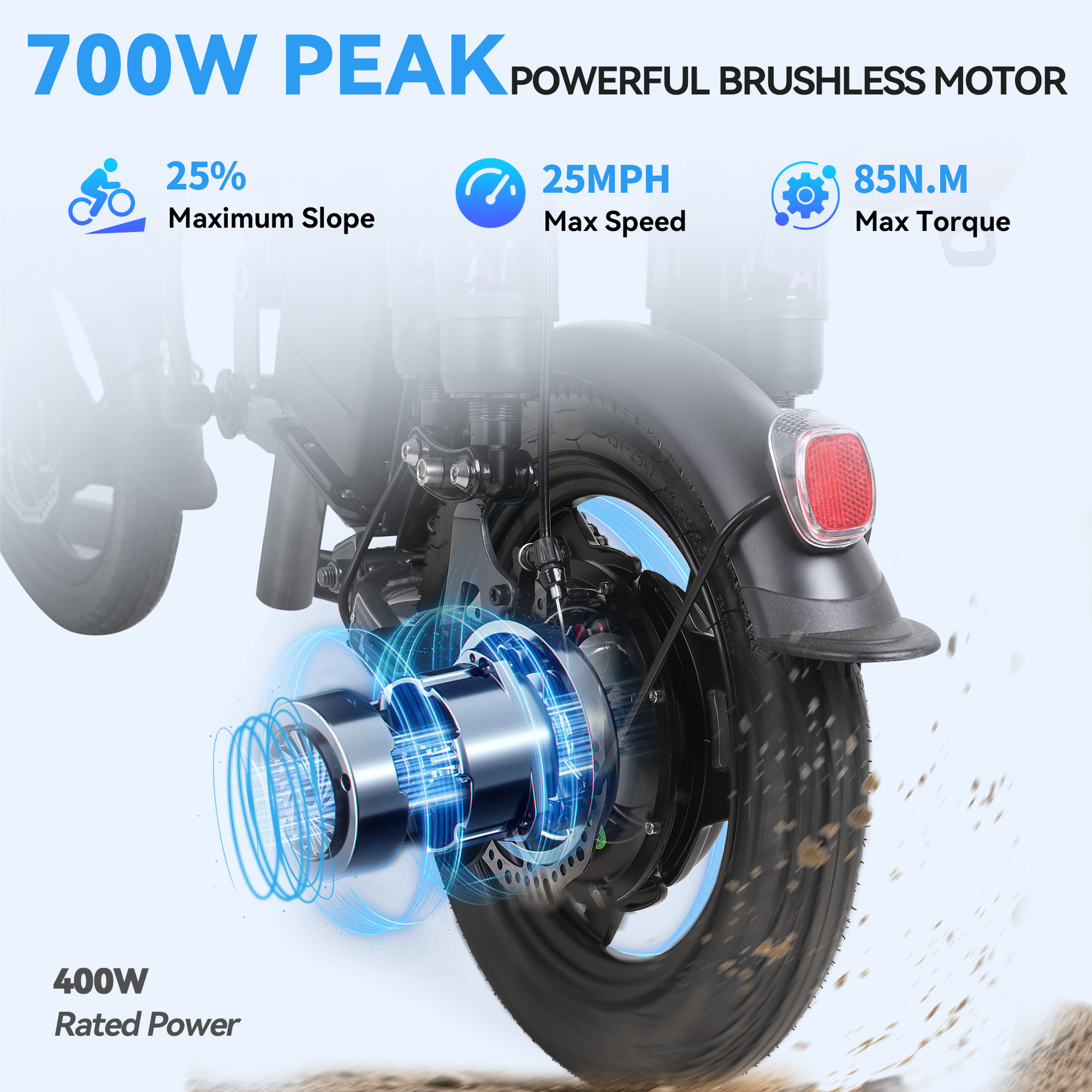 EBKAROCY 400W Electric Bike for Adults