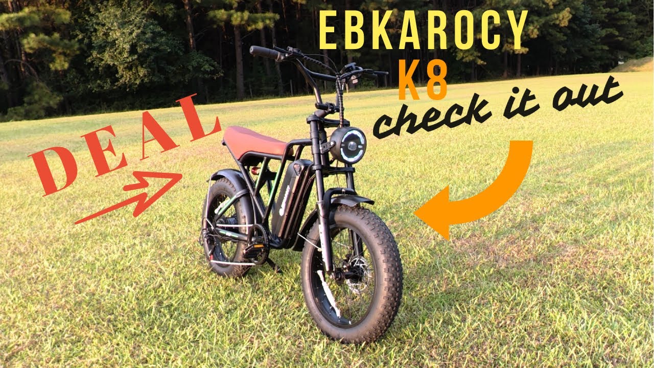EBKAROCY Ebikes for Adults,750W Peak Motor, 65+ Miles Long Range,Full Suspension,7-Speed All-Terrain 20" Fat Tire Electric Motorcycle Dirt Bike,48V 13Ah Lithium Battery
