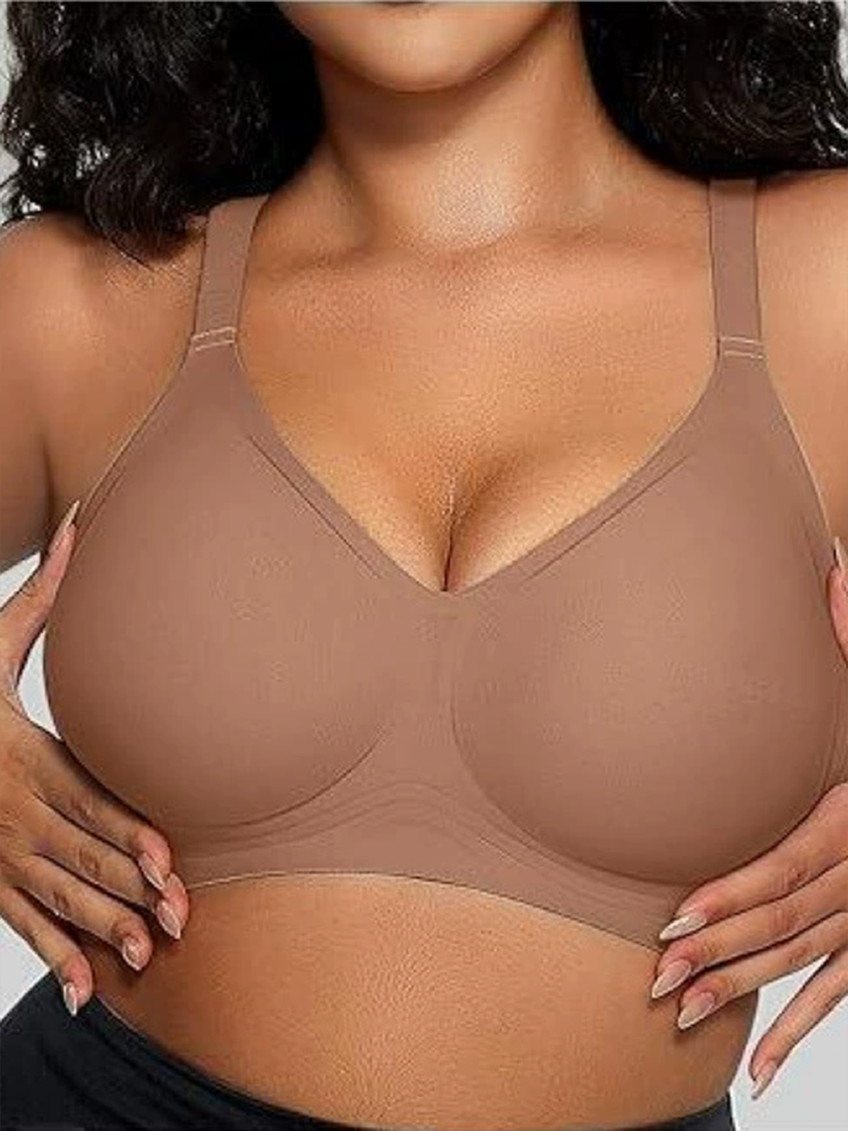 Women's Jelly Seamless Comfort Push Up Full Coverage Soft Bra