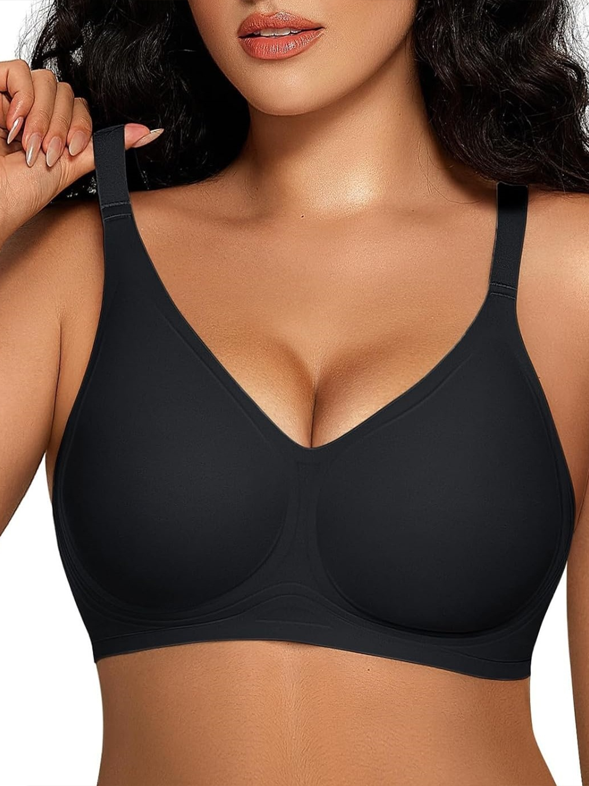 Women's Jelly Seamless Comfort Push Up Full Coverage Soft Bra