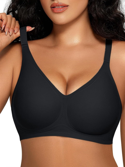 Women's Jelly Seamless Comfort Push Up Full Coverage Soft Bra