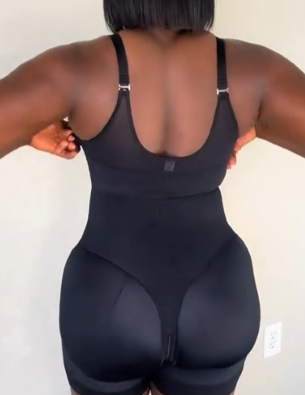 Postpartum Shapewear Women's Tummy Lifting Shapewear with Zipper Crotch