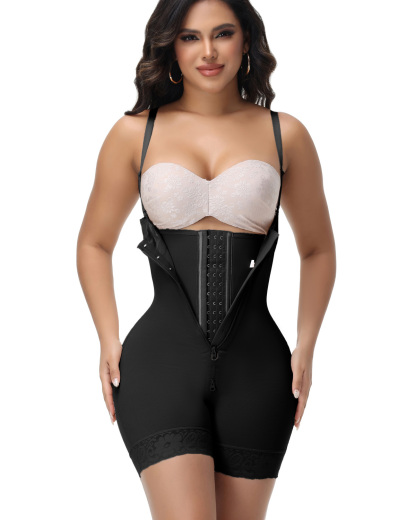 Fajas Colombianas Double Tummy Control Post Surgery Compression Butt Lifter Body Shaper