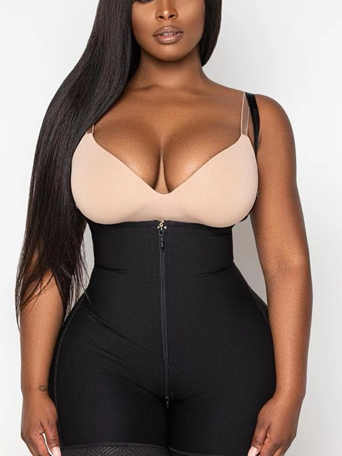 High Control Tummy Tuck Zipper Body Shaper