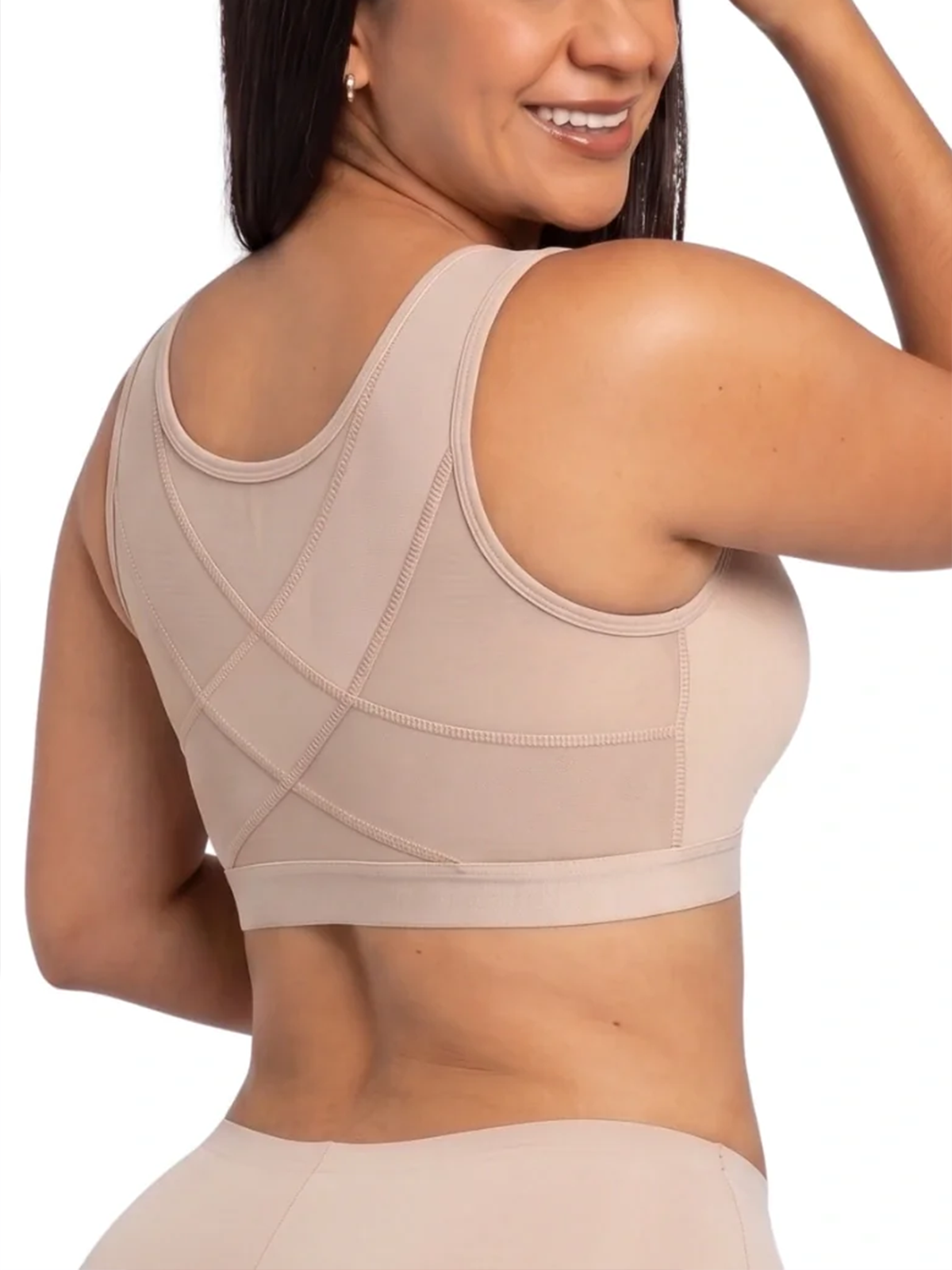 Seamless X Back Posture Support Shapewear Bra