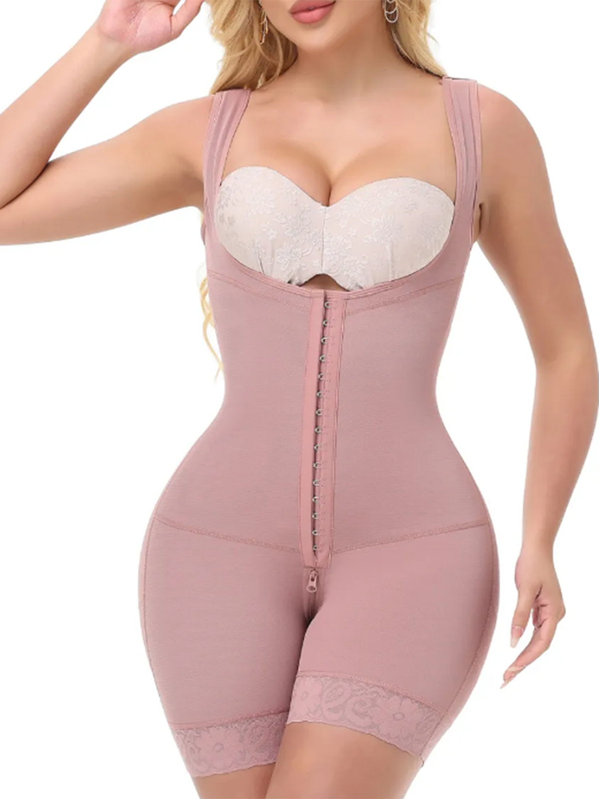Post-Surgical Open Bust Body Shapewear