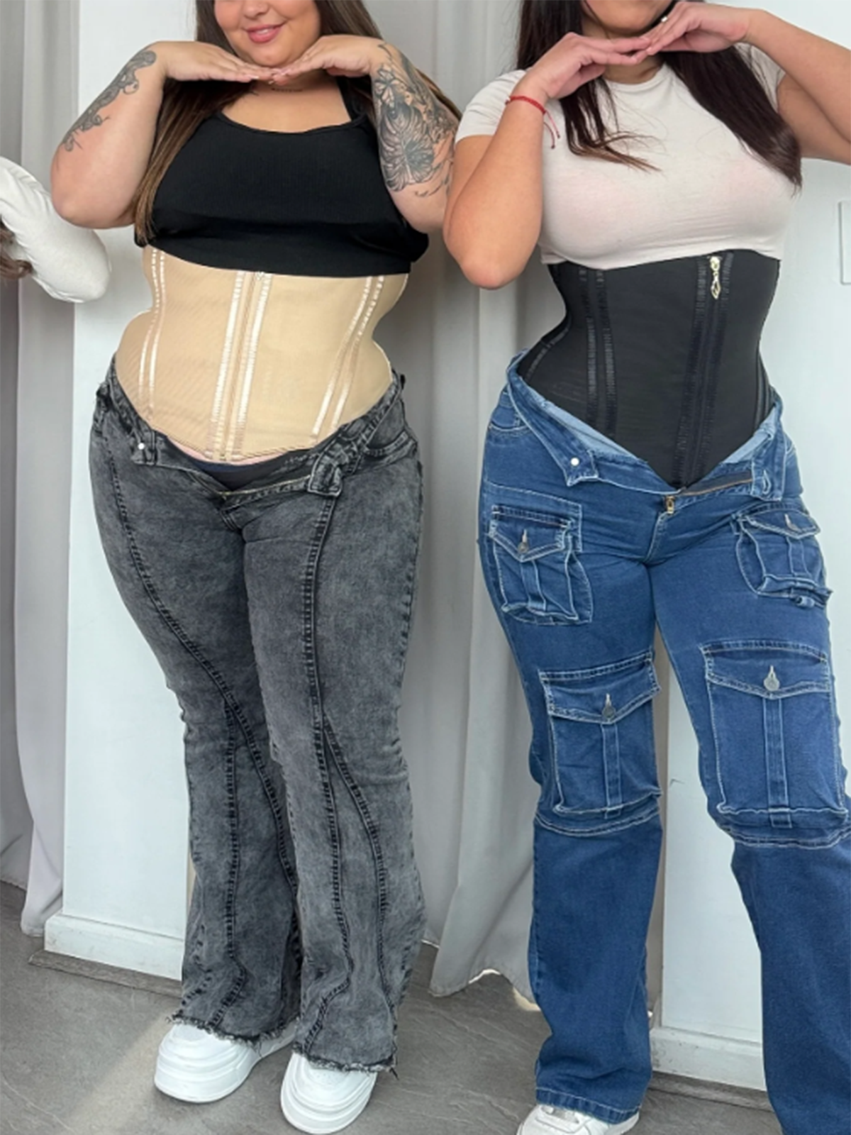 Women Double Compression Hourglass Waist Trainer