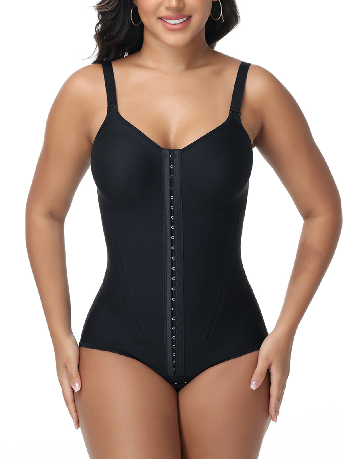 Suspender Buckle Abdominal Control Triangle Body Shaper