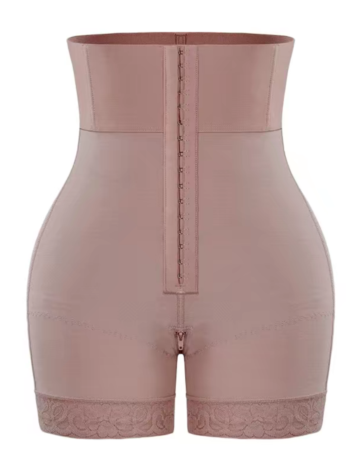 Women's Breathable Shaping High Waist Belt Belly Control Butt Lifting Shorts