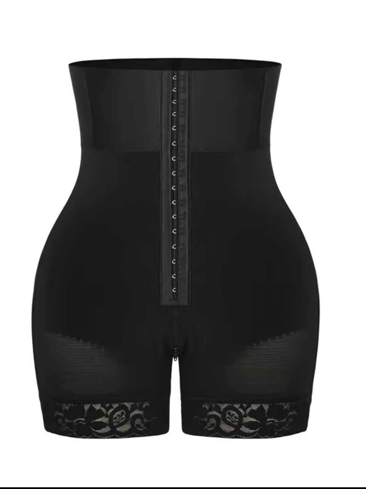 Women's Breathable Shaping High Waist Belt Belly Control Butt Lifting Shorts