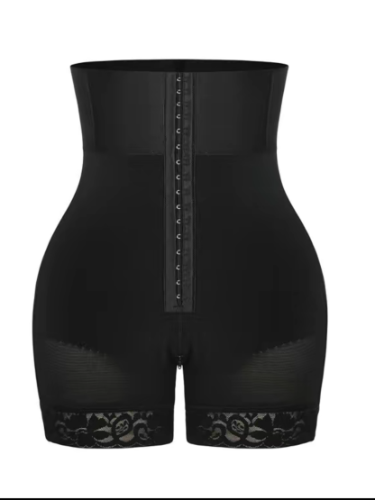 Women's Breathable Shaping High Waist Belt Belly Control Butt Lifting Shorts