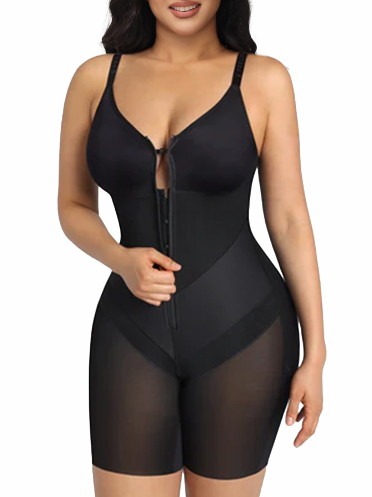 Full Coverage Chest Faja Tummy Control Butt Lift Bodysuit