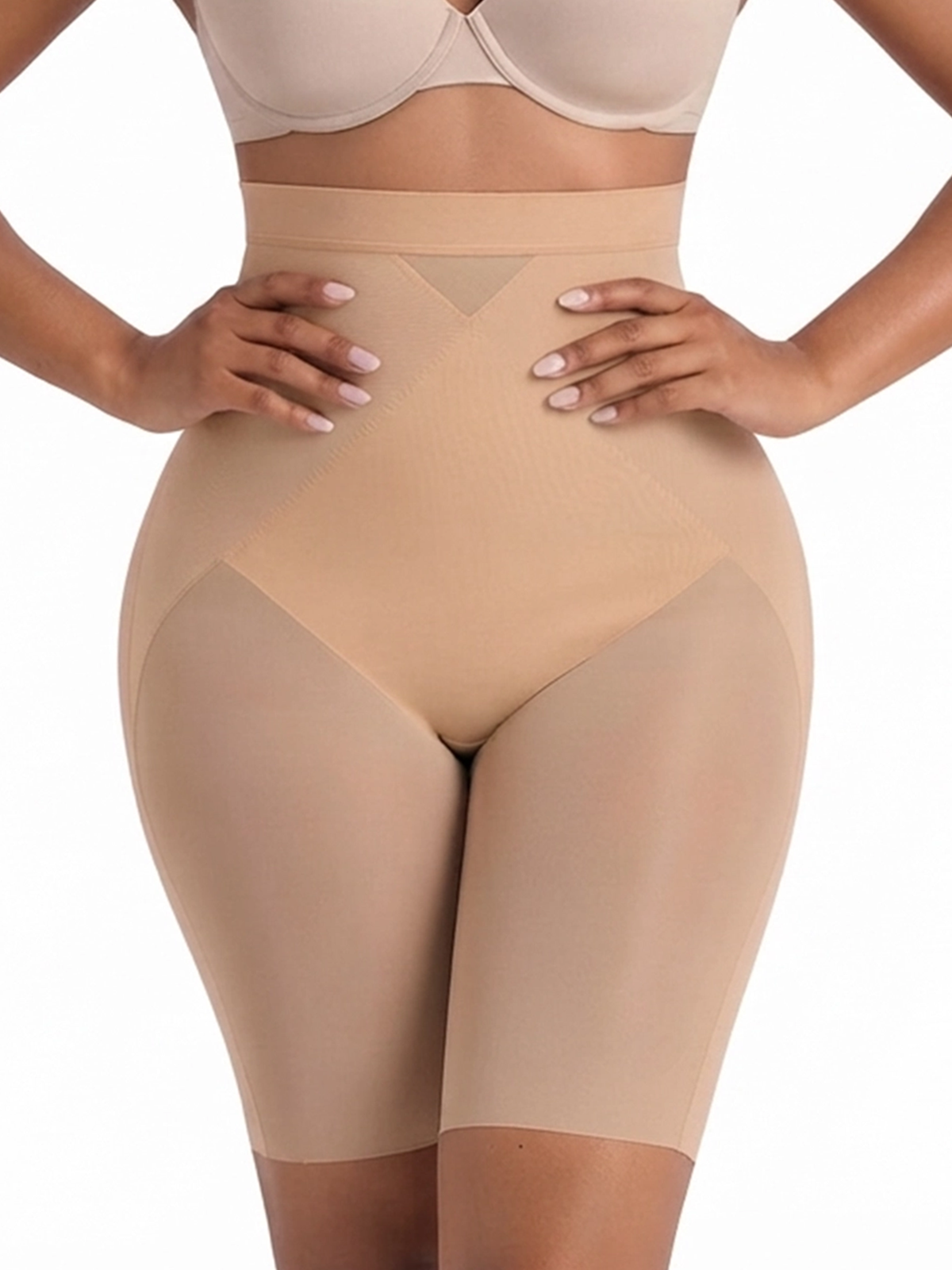 High Waist Tummy Control Shapewear Shorts Seamless Thigh Slimmer Body Shaper