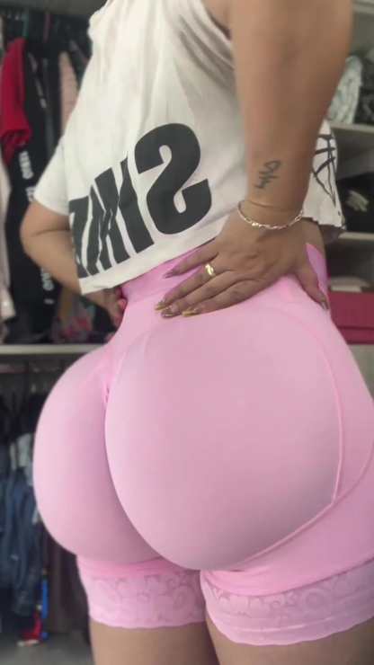 High Control Pink Booty Faja Shorts