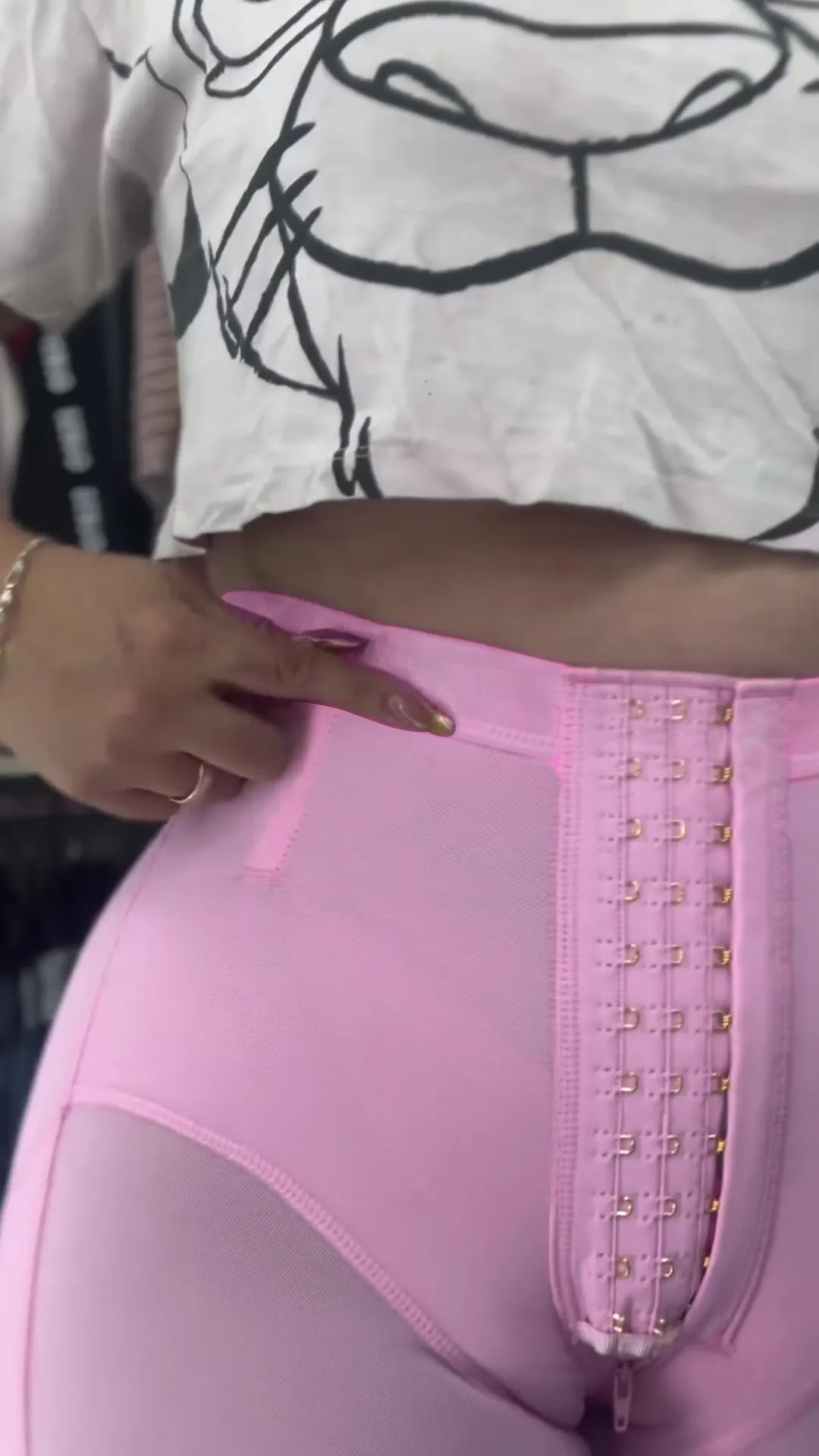 High Control Pink Booty Faja Shorts