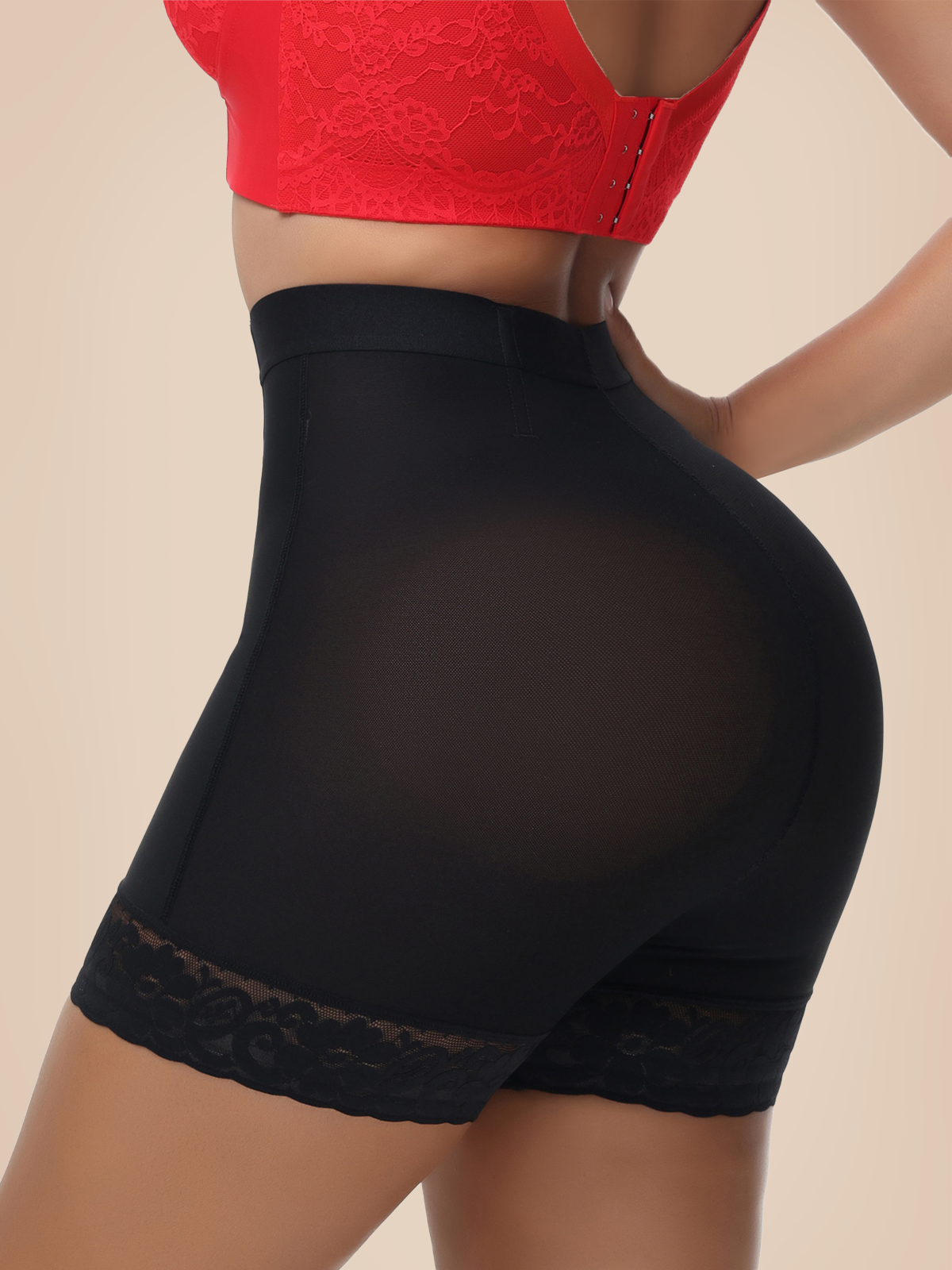 Women High Waist Invisible Butt Lifting Shorts