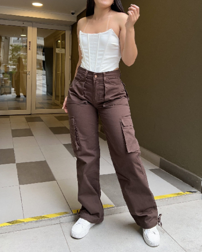 Women Baggy Cargo Jeans