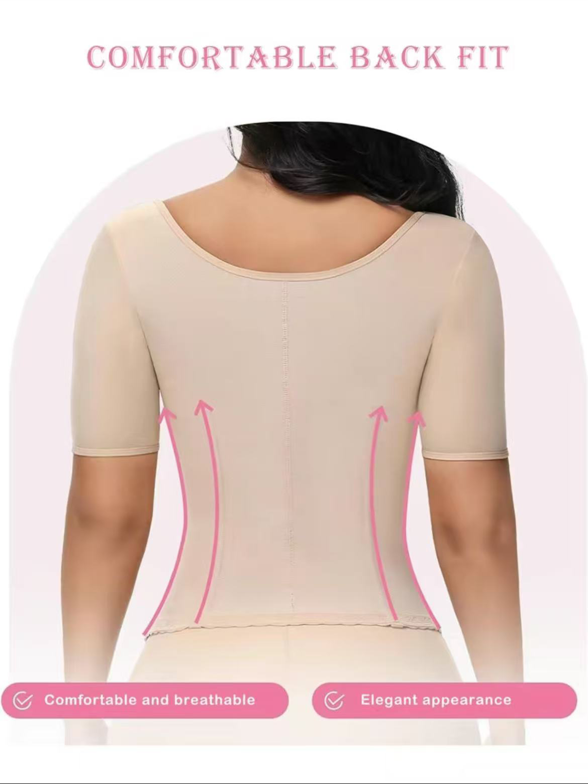 Women's Corset Shaper Vest Breathable Corset Short Sleeve Comfortable Underwear