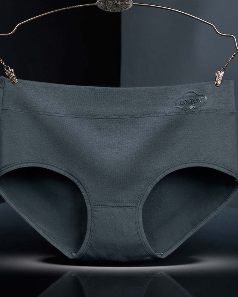 Mid-waist cotton graphene underpants