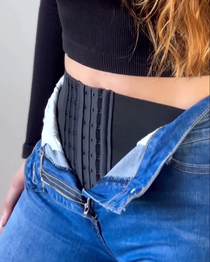 ChicCurve High Waist Jeans With Shape Belt