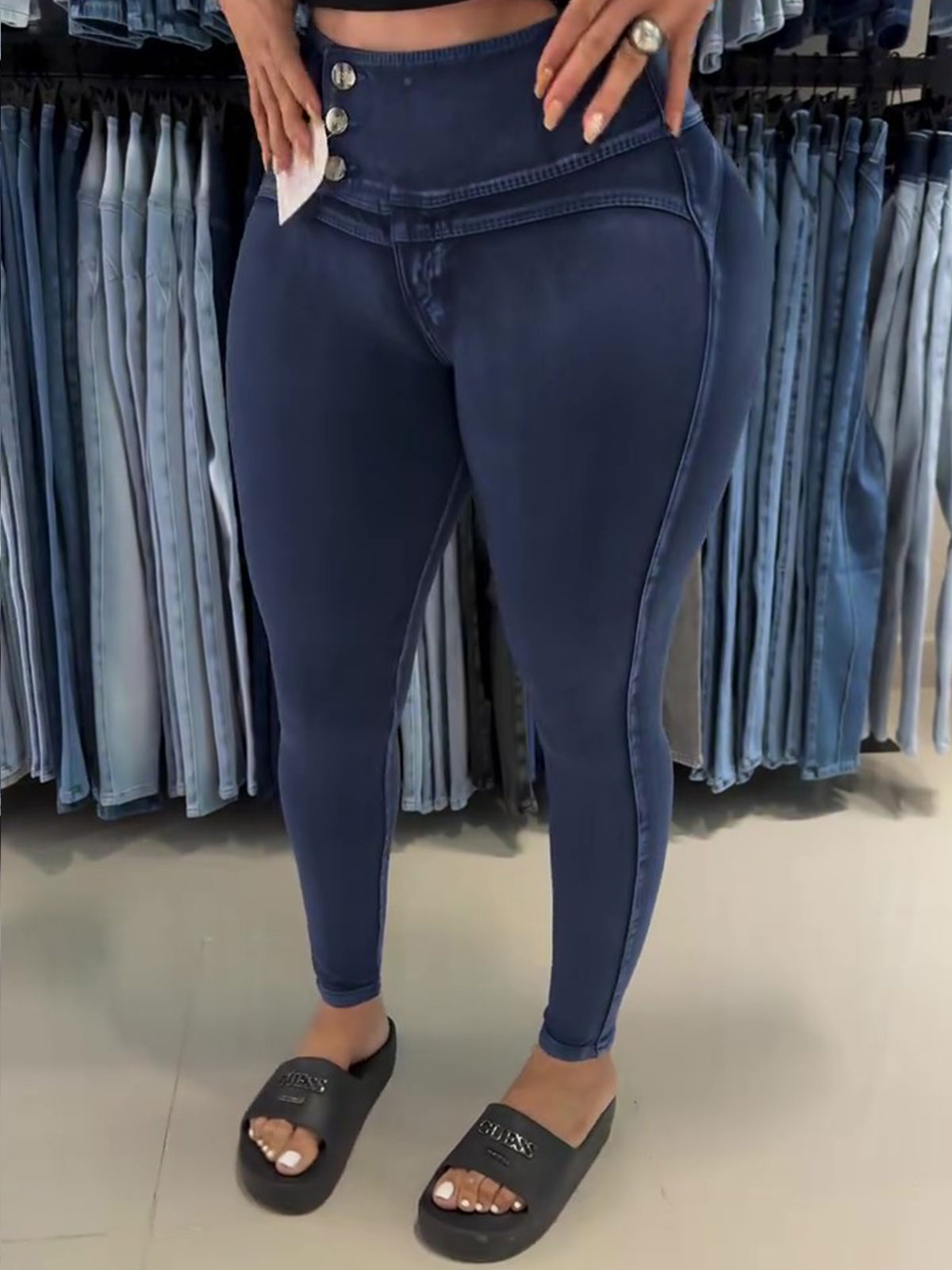 High Waist Skinny Jeans1