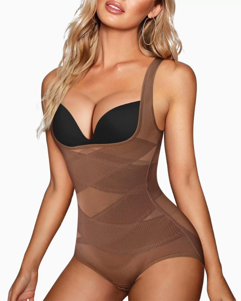 Mesh Tummy Tuck Body Triangle Shapewear