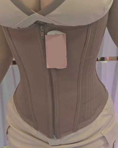 Internal Hooks Hourglass Zipper Faja Vest