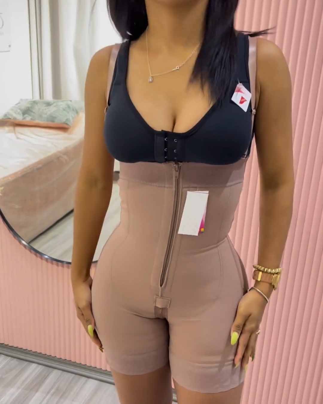Invisible Strapless Girdle With Removable Straps