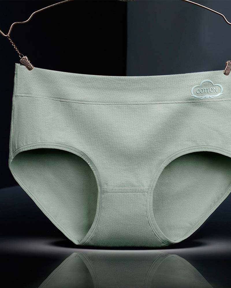 Mid-waist cotton graphene underpants
