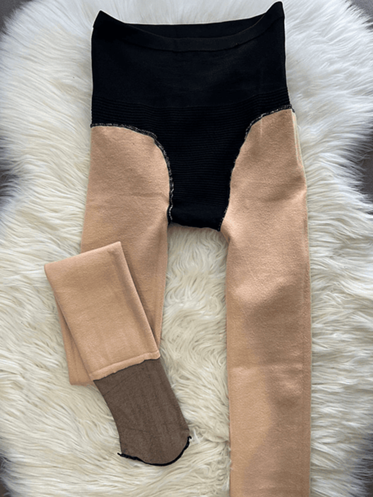 High-Waisted Stretch Thermal Leggings