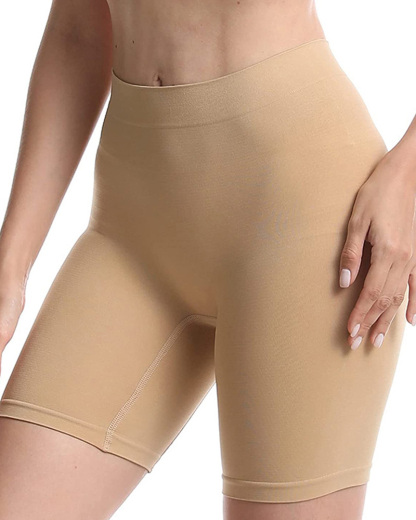 Three-Point High-Waisted Sports Nude Shapewear Shorts