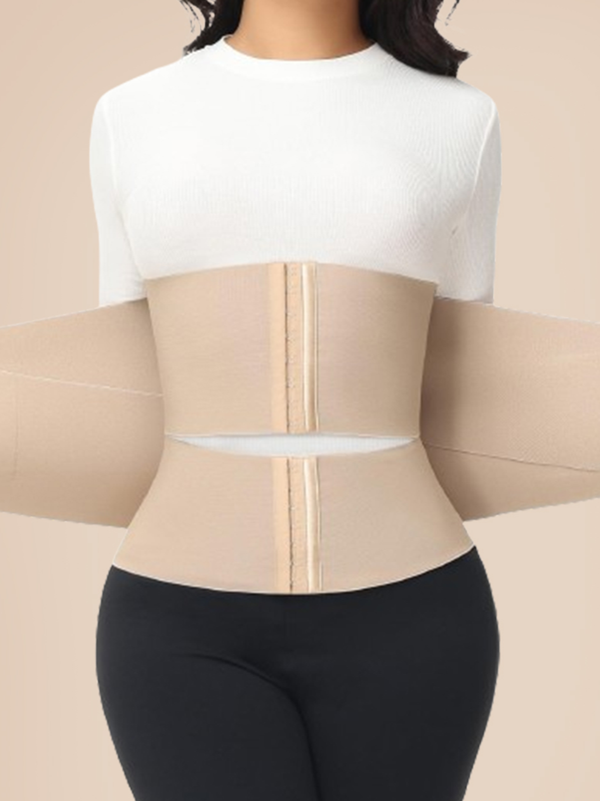 Invisible Velcro Hourglass Type Waist Trainer