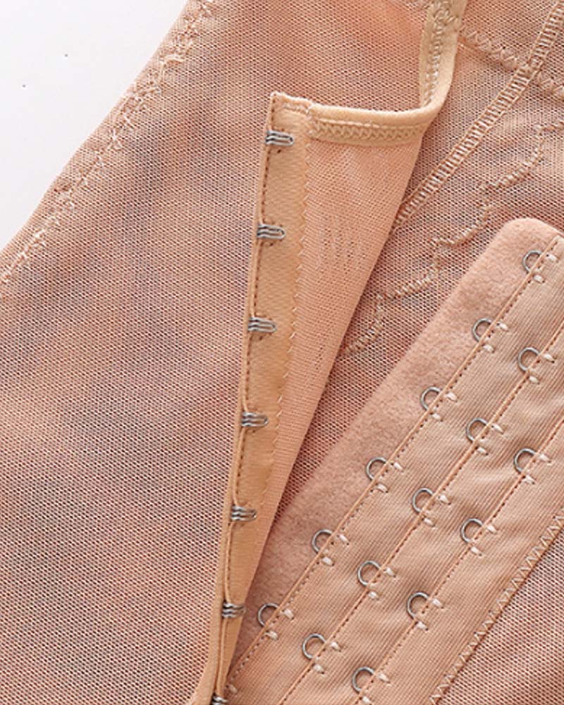 9 Breasted High Waisted Hip Lift Thigh Tuck Thong