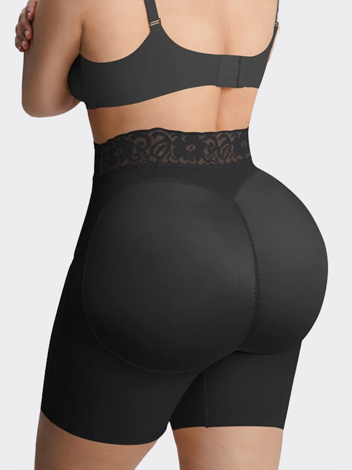 Lace High Waisted Tummy Control Shapewear Shorts