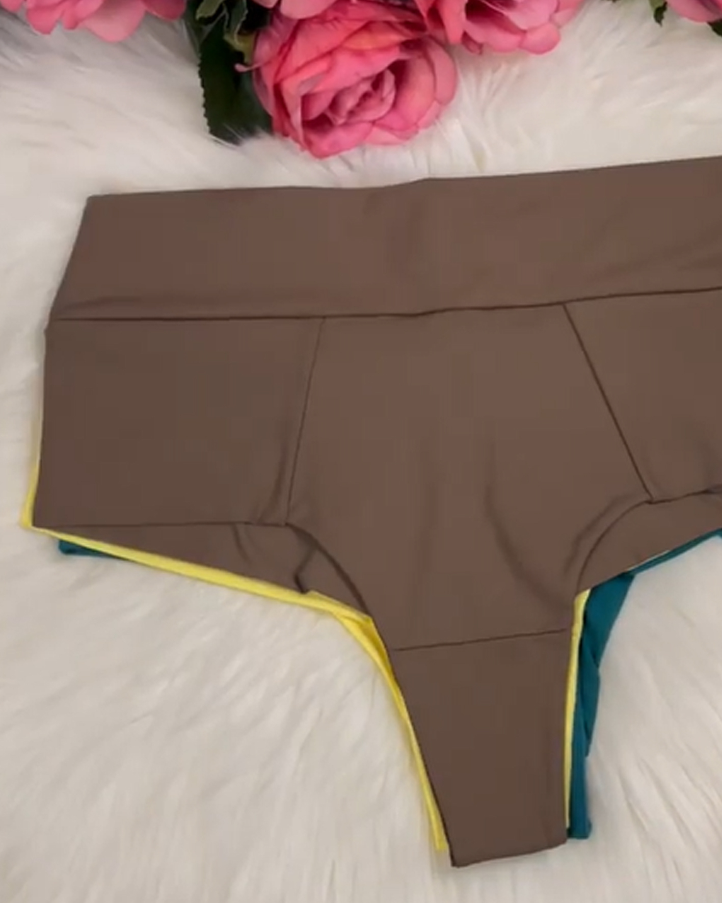 ChicCurve Solid Color Mid-Rise Panties