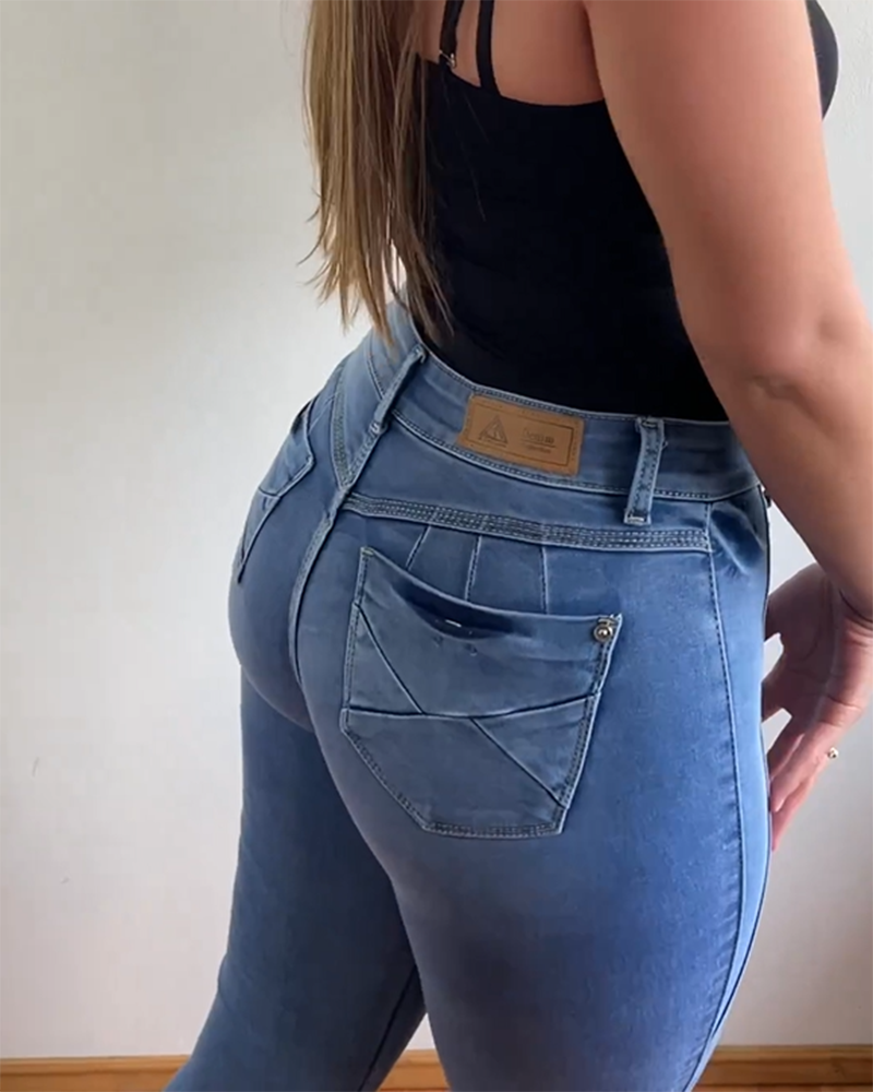 ChicCurve Skinny Hips Enhance Jeans