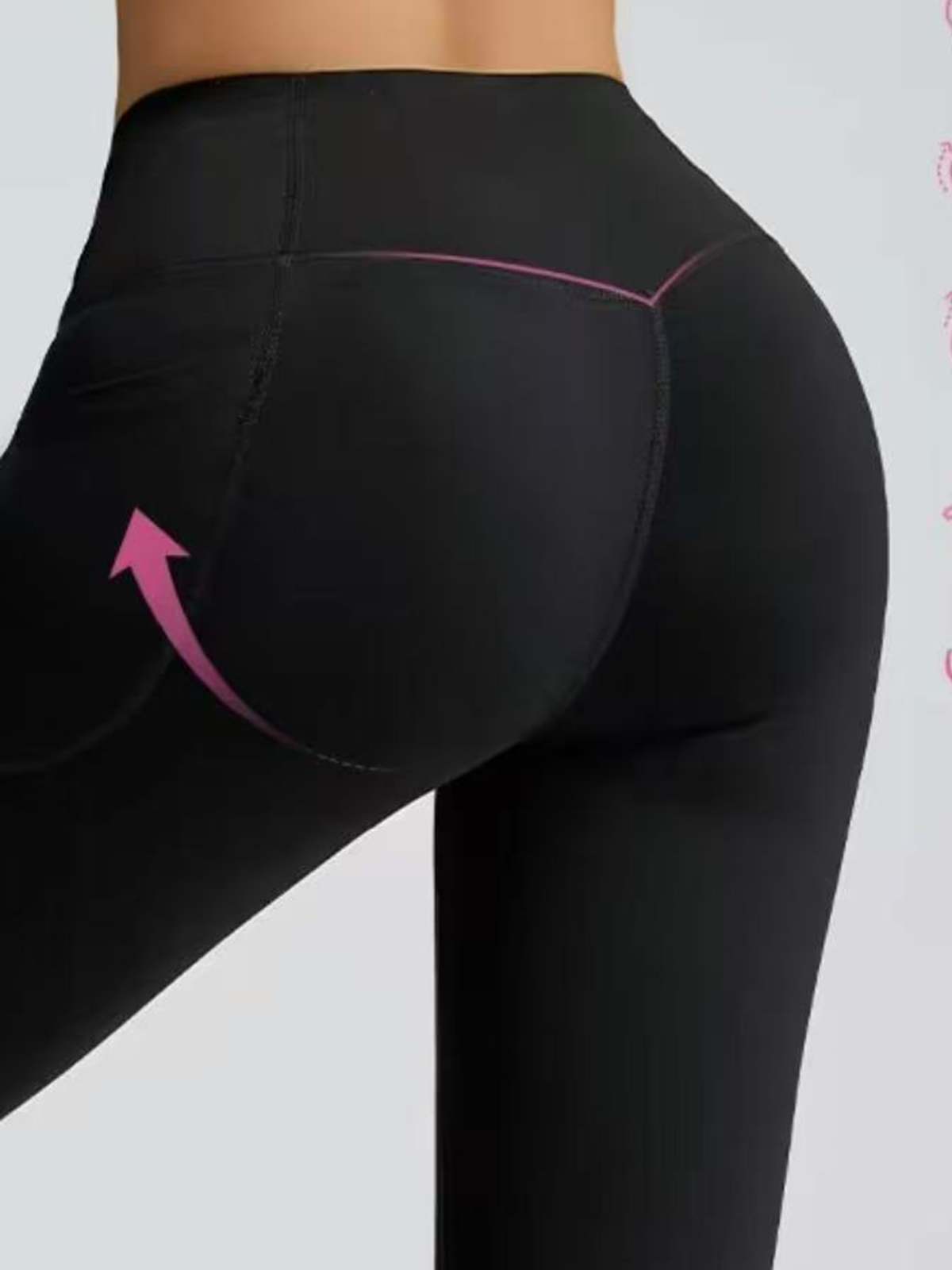 High Waist Light Elastic Breathable Tummy Sculpting Tight Yoga Pants