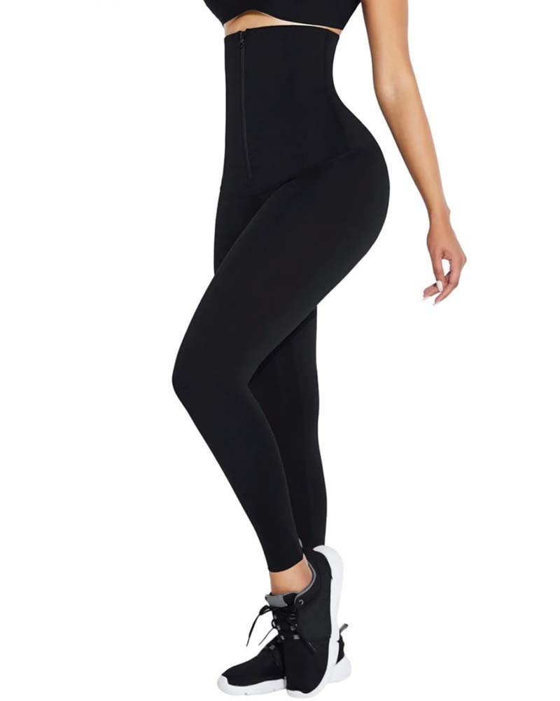 Slimming Pants With Zipper Belly Leggings