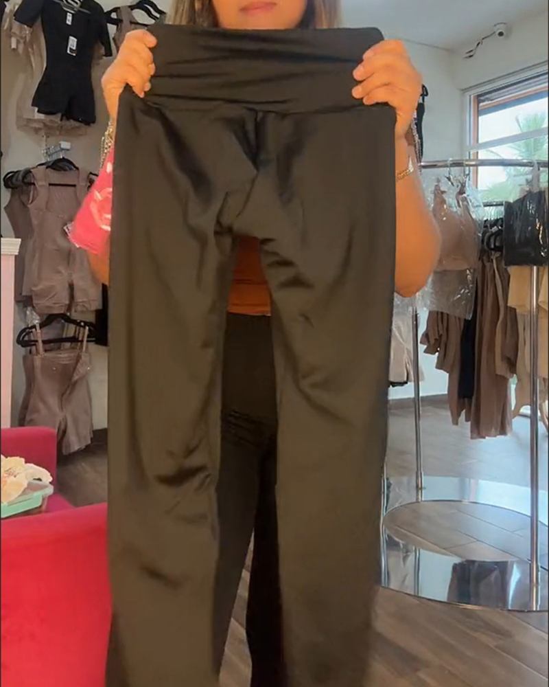 High-waisted Tummy-controlling Tight-fitting Butt-lifting Trousers-ChicCurve