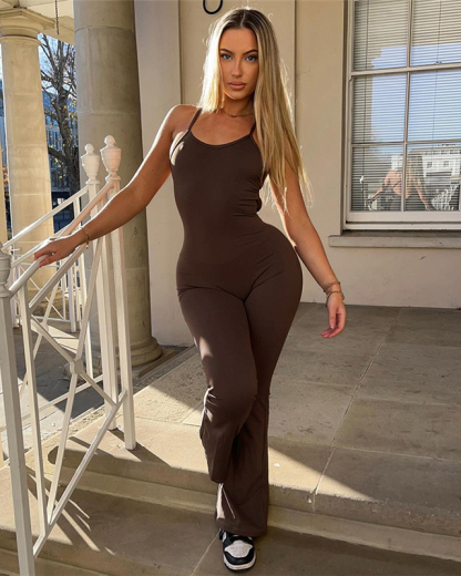 Sexy Backless Slim Fit Butt Lift Jumpsuit