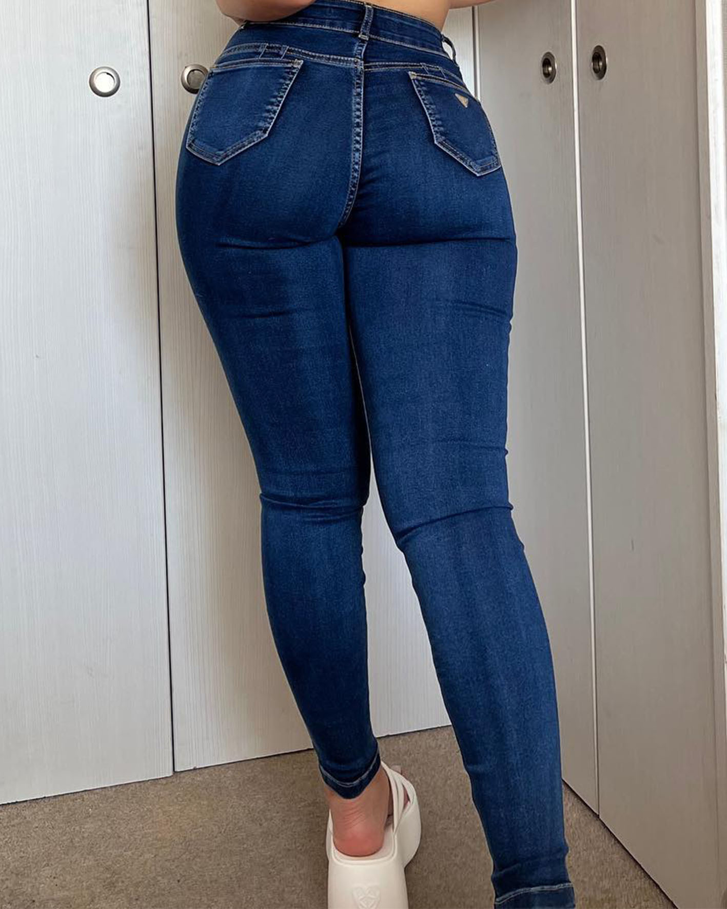 Chiccurve Women's Zipper Skinny Fashion Jeans