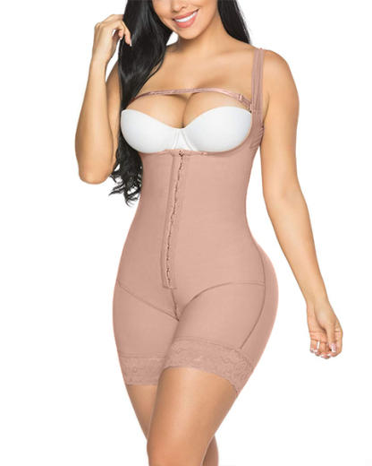 Fajas Colombianas Tummy Control Shapewear Crotch with Zipper