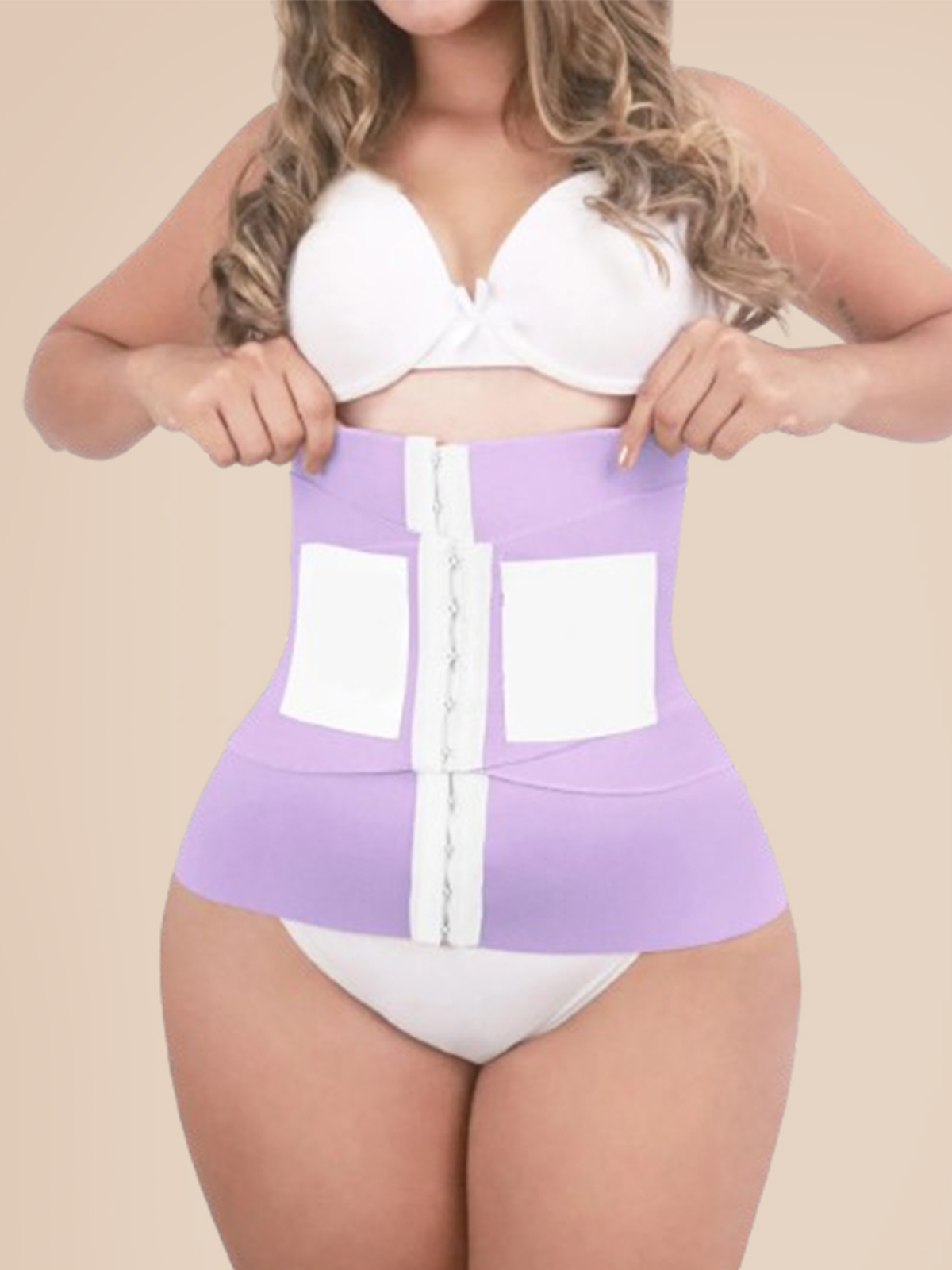 Invisible Velcro Hourglass Type Waist Trainer
