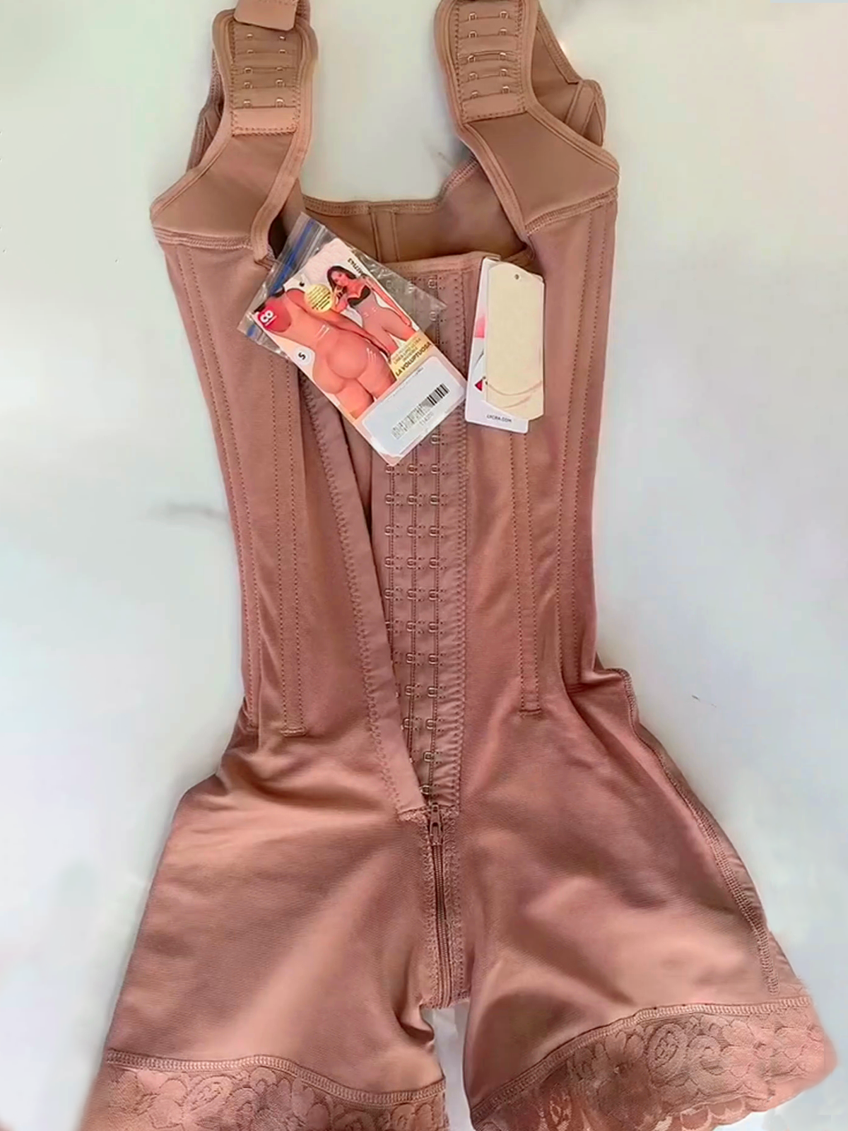Buttoned Butt Lift Full Body Shaper