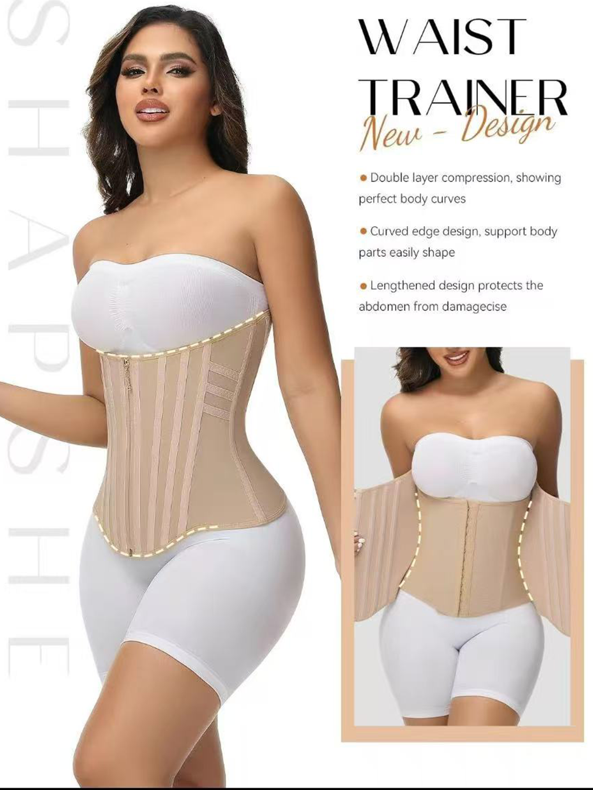 Women's Double Layer Pressure Waist And Abdomen Belt