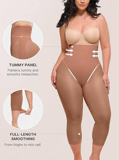 Women's Seamless Tight Shaping Hip Lifting Capri Pants