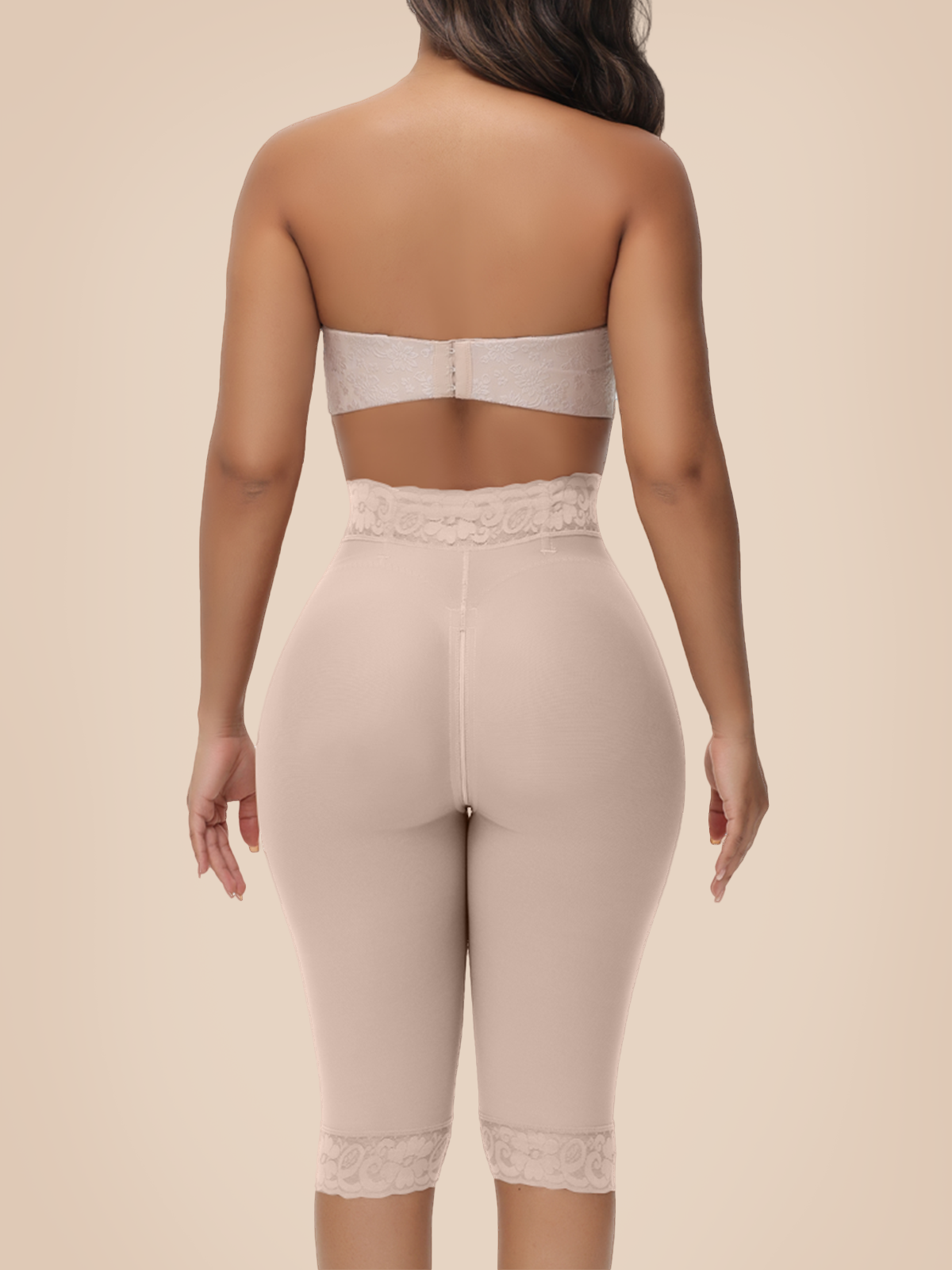 Mid Knee Length Tummy Control Hip Lifting Shaper Shorts