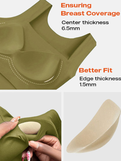 U Neck Shapewear Built-in Bra Tank High Strechy Sleeveless Slim Fit Tops Camisole